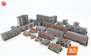 Environment element Skp Files 
